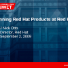 Running Red Hat Products at Red Hat