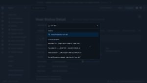 A Nagios XI component that finds hosts by their custom variables (_SERIAL, _OWNER, _LOCATION, _VENDOR, …), from a search page or straight from XI's global search box. XI's built-in search only covers host and service names.